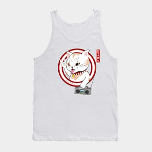 Rokku On Maneki-neko! (Rock On Lucky Cat) Tank Top